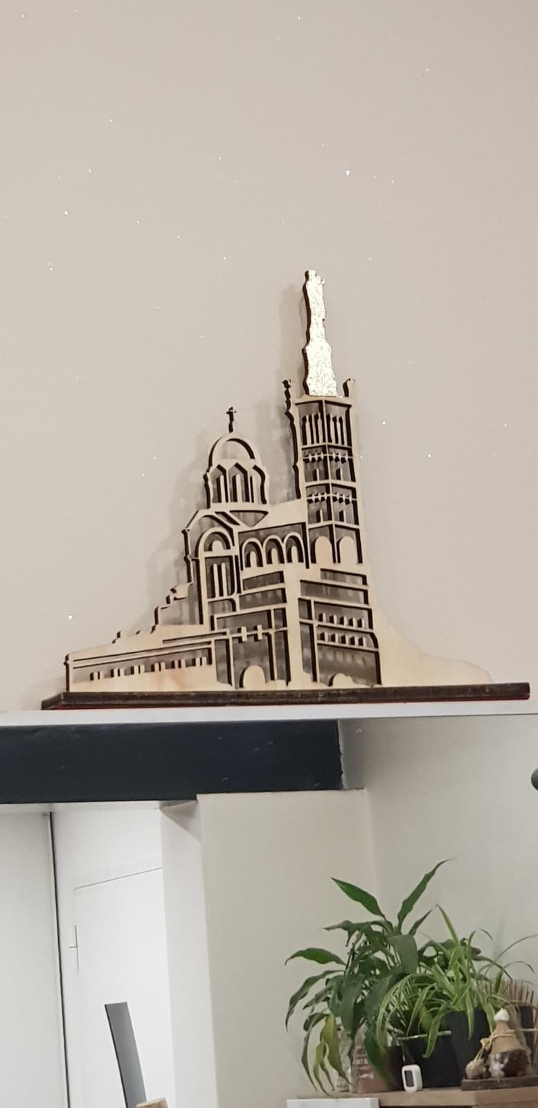 Notre-Dame de la Garde — figurine impression 3D résine Cannes Yves Bardou