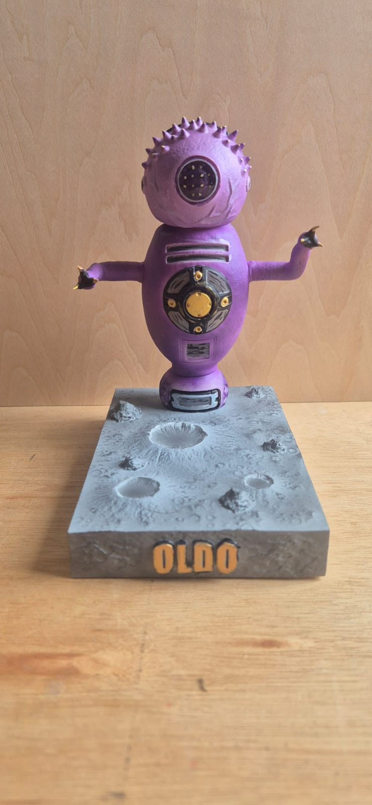 Oldo — création originale — figurine impression 3D résine Cannes Yves Bardou